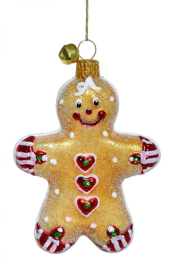 Glass Gingerbread & Sweets Ornaments - Unique Christmas Ornaments