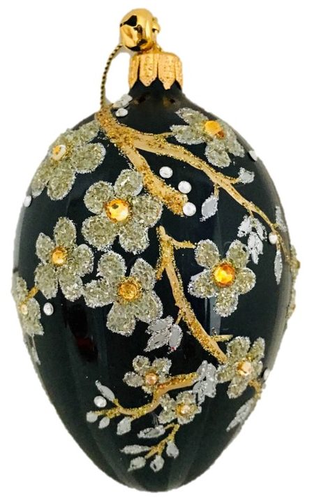 SIKORA BS392 Sack Full of Presents Christmas Tree Decoration Ornament Glass Figure Pendant