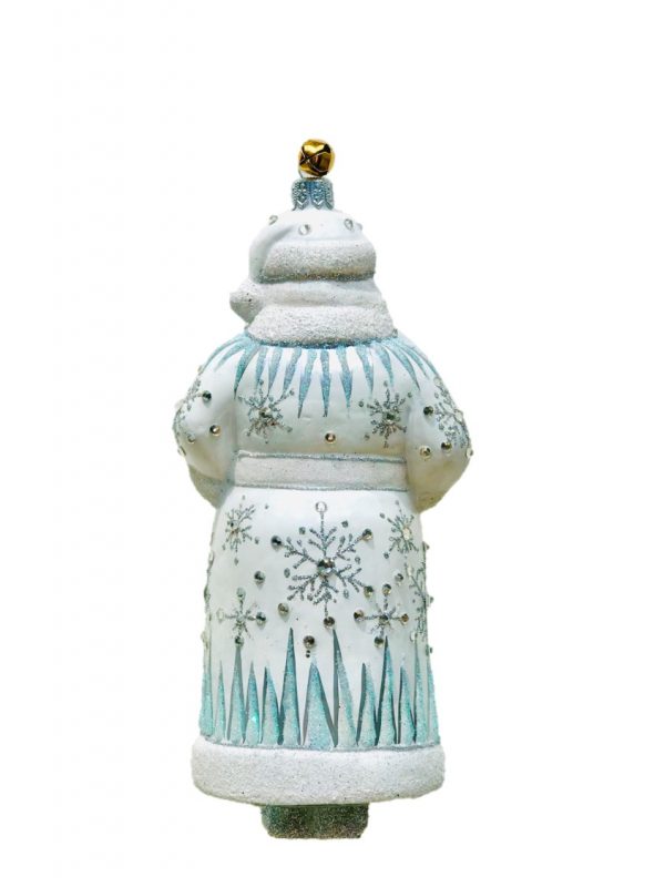 White Snowflake Santa Claus Collection Christmas Tree Ornament