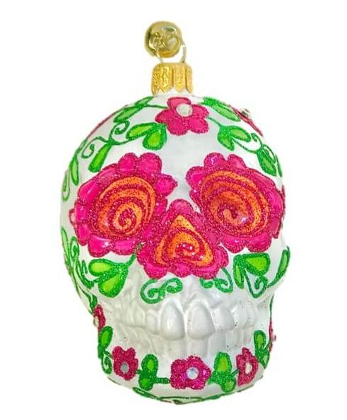 dia de los muertos skull decorations