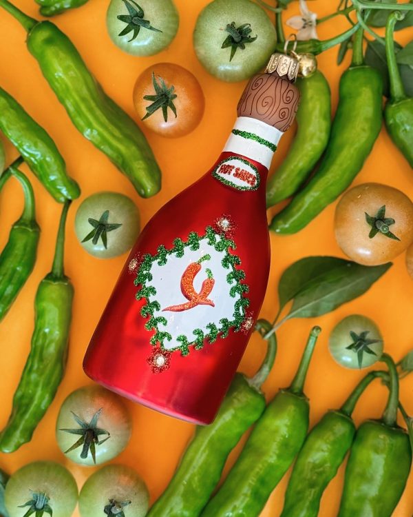 HOLIDAY HEAT HOT SAUCE CHRISTMAS TREE ORNAMENT