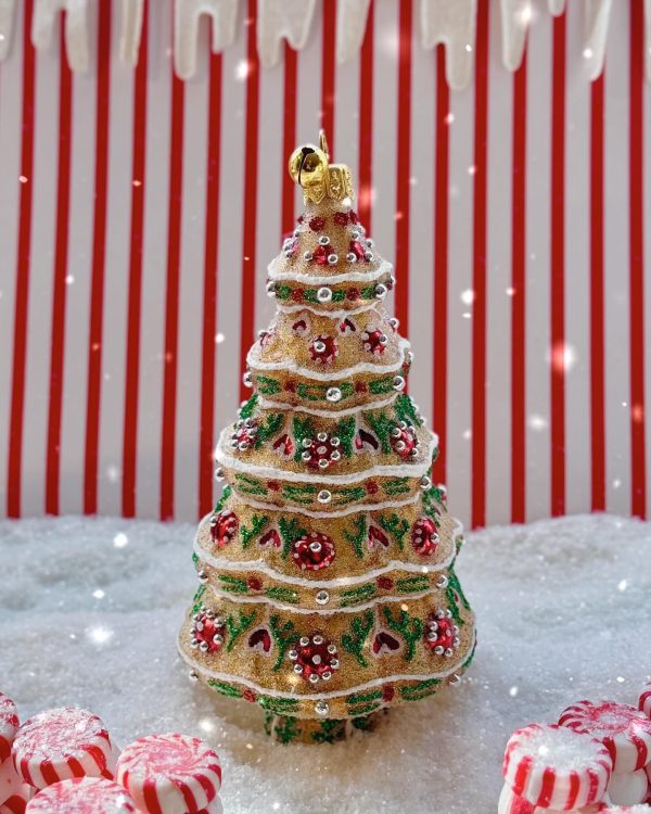 JINGLE TREE GINGERBREAD TREE ORNAMENT