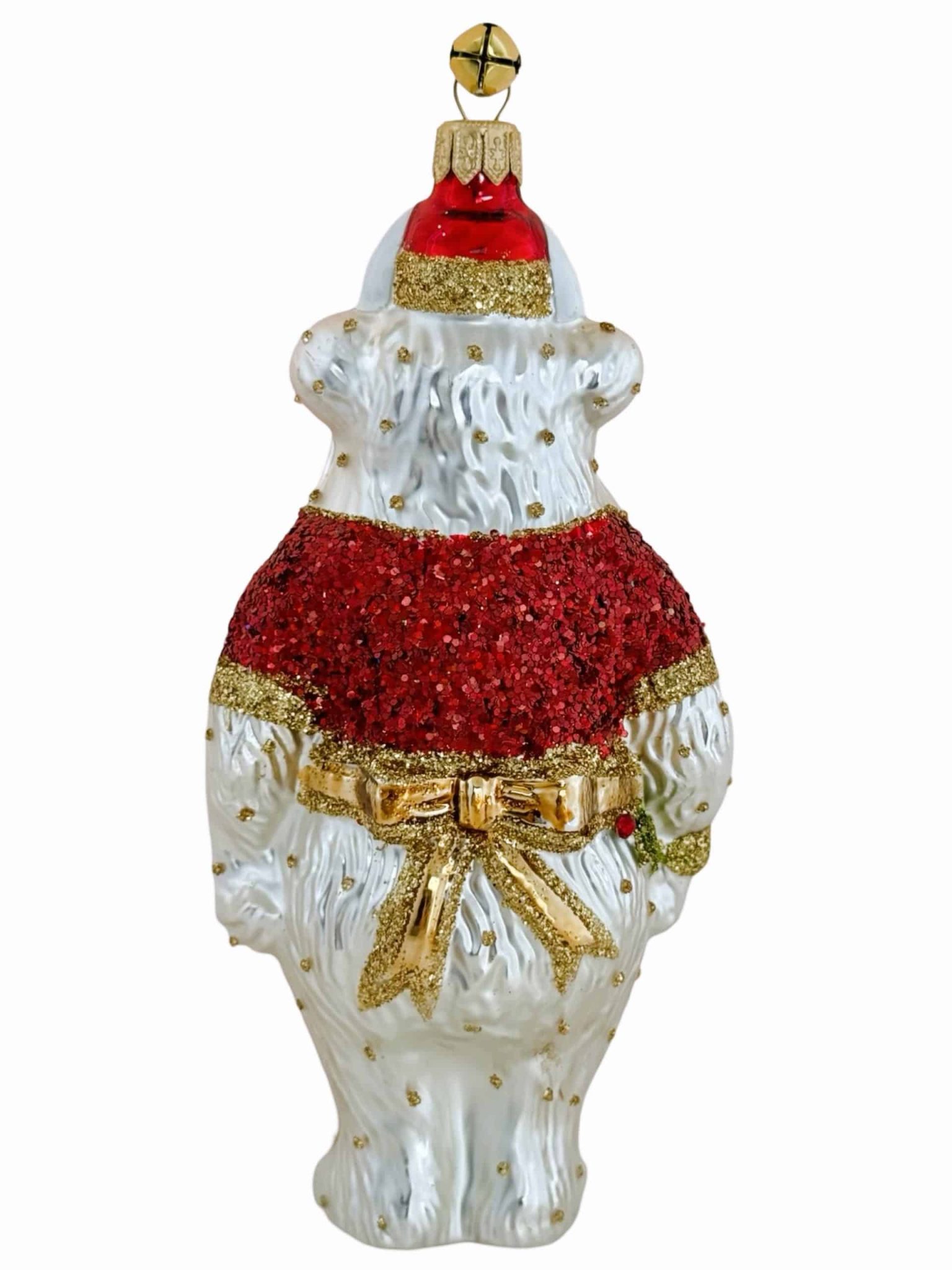 Hand Painted Blown Glass ABOMINABLE SNOWMAN Holiday Yeti Christmas Tree Ornament Decoration Hand Painted Blown Glass ABOMINABLE SNOWMAN Holiday Yeti Christmas Tree Ornament Decoration