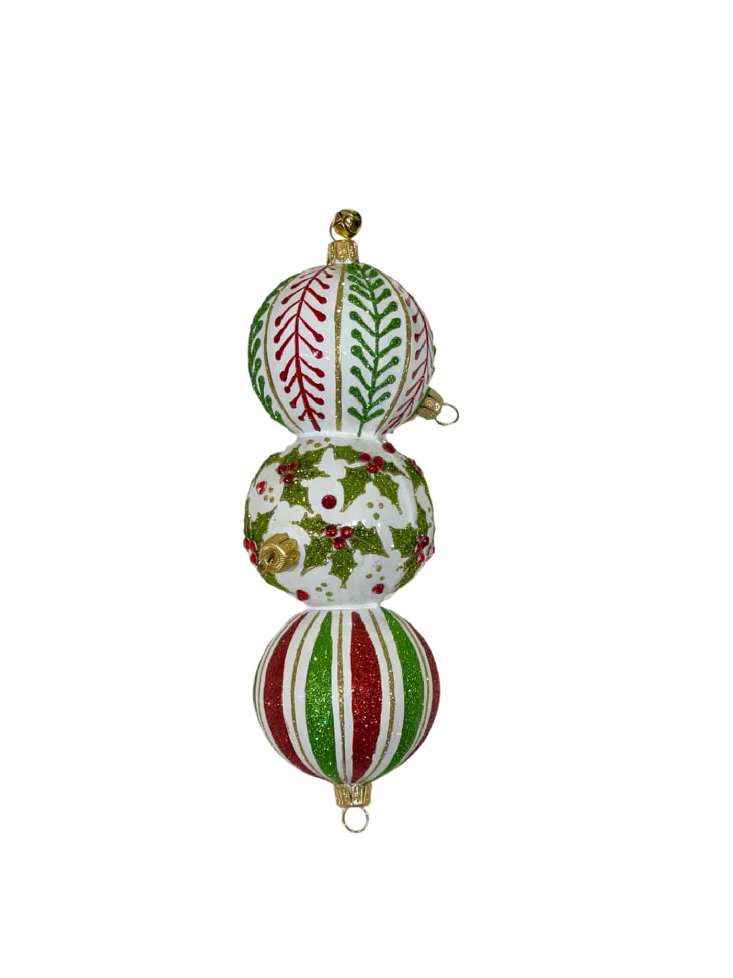 Hand Painted Blown Glass Ball Ornaments