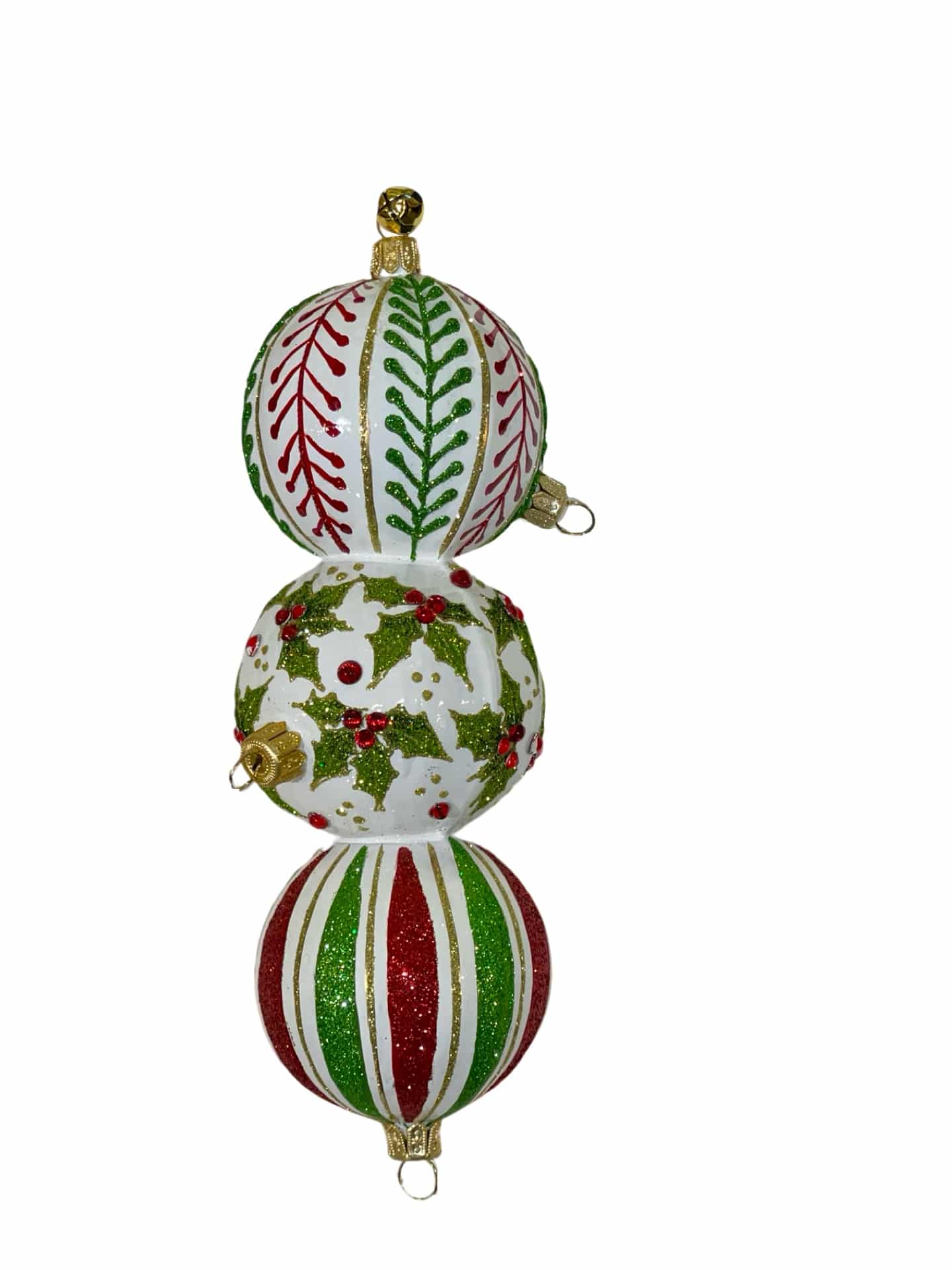 Hand Painted Blown Glass Ball Ornaments